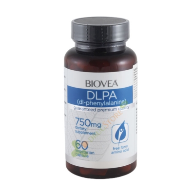 БИОВЕА DL - ФЕНИЛАЛАНИН капсули 750 мг 60 броя / BIOVEA DL - PHENYLALANINE 