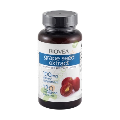 БИОВЕА ГРОЗДОВИ СЕМЕНА капсули 100 мг 120 броя / BIOVEA GRAPE SEED EXTRACT