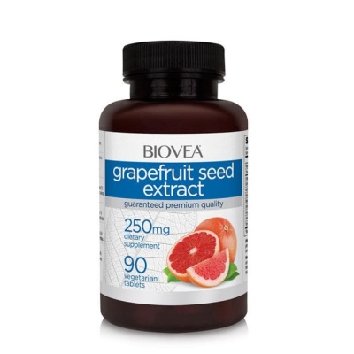 БИОВЕА ГРЕЙПФРУТ СЕМЕНА таблетки 250 мг. 90 броя / BIOVEA GRAPFRUIT SEED