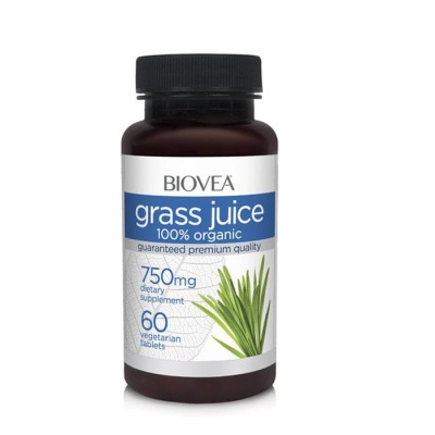 БИОВЕА СОК ОТ ТРЕВИ таблетки 750 мг. 60 броя / BIOVEA GRASS JUICE