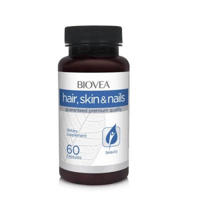 БИОВЕА КОСА,КОЖА,НОКТИ капсули 60 броя / BIOVEA HAIR, SKIN & NAILS