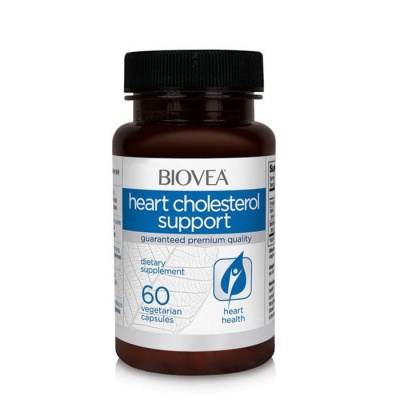 БИОВЕА ХАРТ ХОЛЕСТЕРОЛ СЪПОРТ капсули 60 броя / BIOVEA HEART CHOLESTEROL SUPPORT