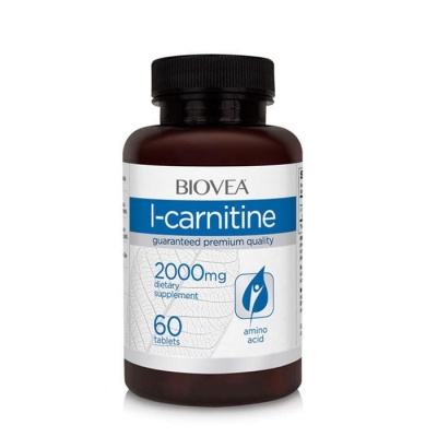 БИОВЕА L-КАРНИТИН таблетки 2000 мг. 60 броя / BIOVEA L - CARNITINE