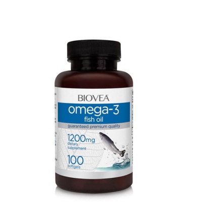 БИОВЕА ОМЕГА-3 капсули 1200 мг. 100 броя / BIOVEA OMEGA 3