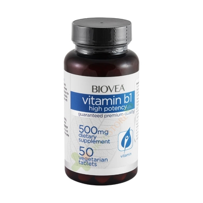 БИОВЕА ВИТАМИН B1 таблетки 500 мг 50 броя / BIOVEA VITAMIN B1