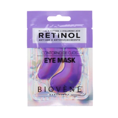 МАСКА ЗА ОЧИ С РЕТИНОЛ, ПЕПТИДИ И ХИАЛУРОНОВА КИСЕЛИНА 1 брой / BIOVENE BARCELONA UNDER EYES MASK WITH RETINOL, PEPTIDES AND HYALURONIC ACID