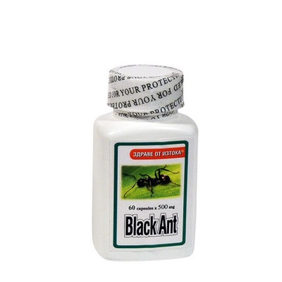 ЧЕРНА КРАЛСКА МРАВКА капсули 500 мг. 60 броя / BLACK ANT
