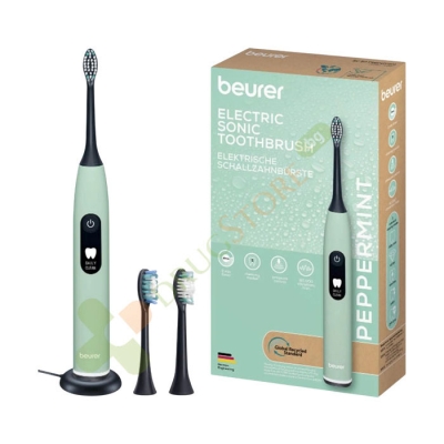 БОИРЕР ЕЛЕКТРИЧЕСКА ЧЕТКА ЗА ЗЪБИ PEPPERMINT модел SC 50 / BEURER ELECTRIC SONIC TOOTHBRUSH PEPPERMINT model SC 50