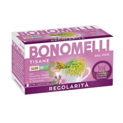 БОНОМЕЛИ ЧАЙ ДОБРА ПЕРИСТАЛТИКА филтър 16 броя / BONOMELLI DIGESTION TEA filter bags