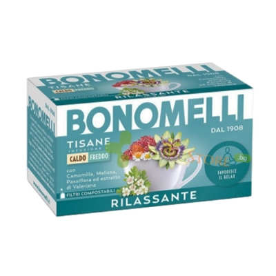 БОНОМЕЛИ ЧАЙ РЕЛАКС филтър 16 броя / BONOMELLI RELAX TEA filter bags
