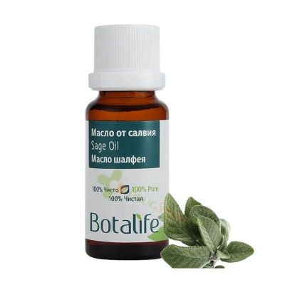 БОТАЛАЙФ МАСЛО ОТ САЛВИЯ 10 мл / BOTALIFE ESSENTIAL SAGE OIL