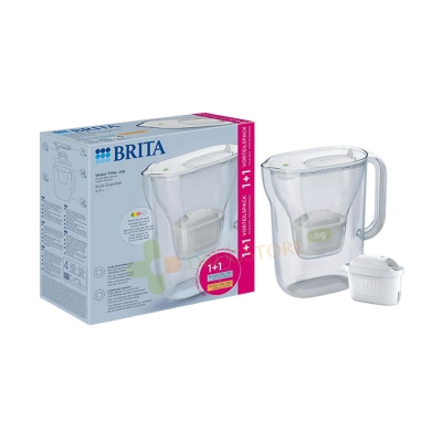 БРИТА КАНА СТАЙЛ ЕСЕНШЪЛ КУЛ ЛЕД ПРО 2.4 л + 2 ФИЛТЪРА / BRITA STYLE ESSENTIAL COOL LED PRO 2.4 l STONE BLUE + 2 FILTERS  MAXTRA PRO