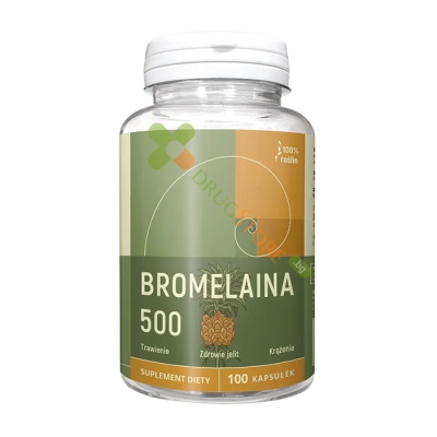 БРОМЕЛАИН капсули 500 мг 100 броя / NANGA BROMELAINA