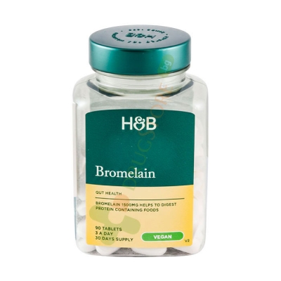 БРОМЕЛАИН таблетки 500 мг 90 броя / HOLLAND & BARRETT BROMELAIN