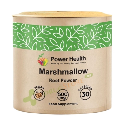 БЯЛА РУЖА капсули 500 мг 30 броя / POWER HEALTH MARSHMELLOW 