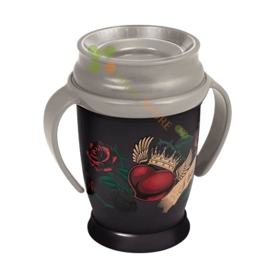 ЧАША С ДРЪЖКИ 360 ГРАДУСА I LOVE 9+ месеца 250 мл / LOVI DRINK MASTER CUP 360 DEGREES I LOVE 9+ months