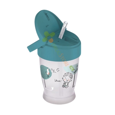 ЧАША СЪС СЛАМКА LOVELY BOY 12+ месеца 250 мл / LOVI CUP WITH STRAW LOVELY BOY 12+ months