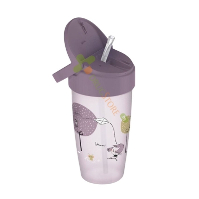 ЧАША СЪС СЛАМКА LOVELY GIRL 14+ месеца 350 мл / LOVI CUP WITH STRAW LOVELY GIRL 14+ months