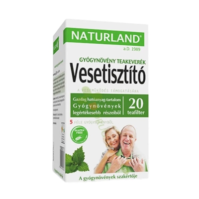 ЧАЙ ЗА БЪБРЕЦИ филтър 20 броя / NATURLAND MAGYARORSZAG KFT HERBAL KIDNEY TEA filter bags 