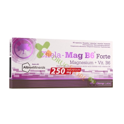 ЧЕЛА-МАГ B6 ФОРТЕ капсули 60 броя / OLIMP SPORT NUTRITION CHELA-MAG B6 FORTE