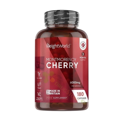 ЧЕРЕША капсули 180 броя / WEIGHT WORLD MONTMORENCY CHERRY