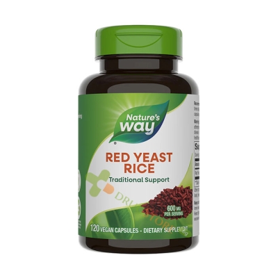 ЧЕРВЕН ОРИЗ капсули 600 мг 120 броя / NATURE'S WAY RED YEAST RICE 