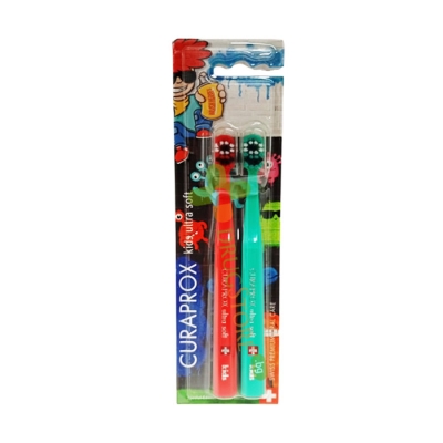 ЧЕТКА ЗА ЗЪБИ КЮРАПРОКС 5500 ULTRA SOFT ЗА ДЕЦА 2 броя / CURAPROX TOOTHBRUSH CURAPROX 5500 KIDS ULTRA SOFT