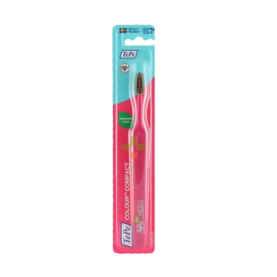 ЧЕТКА ЗА ЗЪБИ ТЕПЕ КОЛОР КОМПАКТ ЕКСТРА СОФТ ЛИЛАВА / TEPE COLOUR COMPACT EXTRA SOFT TOOTHBRUSH PURPLE