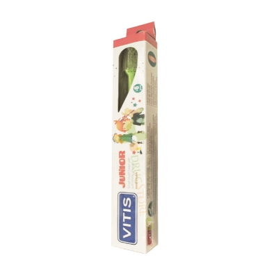 ЧЕТКА ЗА ЗЪБИ ВИТИС ДЖУНИЪР 6+ / DENTAID VITIS JUNIOR TOOTHBRUSH 6+
