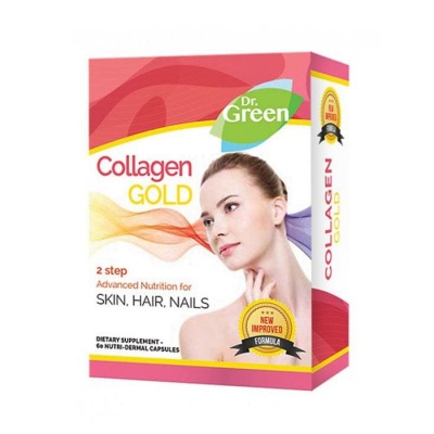 КОЛАГЕН ГОЛД ЗА КОСА, КОЖА И НОКТИ капсули 60 броя / DR.GREEN COLLAGEN GOLD SKIN, HAIR, NAILS