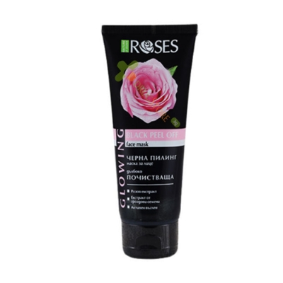 ДЪЛБОКО ПОЧИСТВАЩА ПИЛИНГ МАСКА ЗА ЛИЦЕ ROSES ЧЕРНА 100 мл / NATURE OF AGIVA ROSES DEEP CLEANSING BLACK PEEL OFF FACE MASK 
