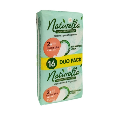ДАМСКИ ПРЕВРЪЗКИ НАТУРЕЛА НОРМАЛ ПЛЮС 16 броя / PROCTER & GAMBLE NATURELLA NORMAL PLUS FEMALE PADS