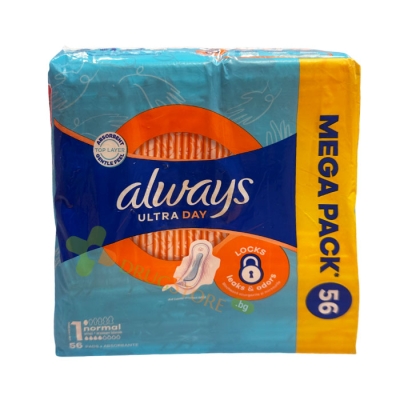 ДАМСКИ ПРЕВРЪЗКИ ОЛУЕЙС УЛТРА ДЕЙ НОРМАЛ 56 броя / ALWAYS ULTRA DAY NORMAL PADS