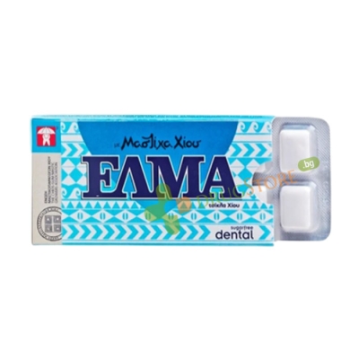 ДЪВКИ С МАСТИХА ДЕНТАЛНА ГРИЖА БЕЗ ЗАХАР 10 броя / MASTIHA CHEWING GUM DENTAL SHUGAR FREE