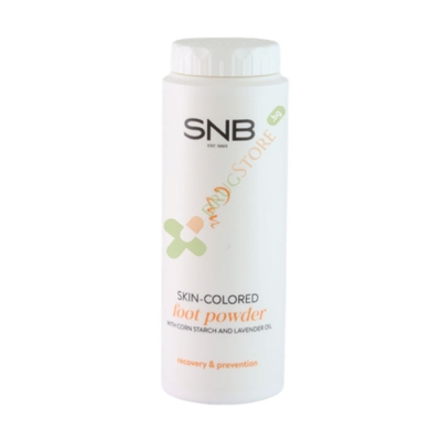 ДЕО ПУДРА ЗА КРАКА ТЕЛЕСЕН ЦВЯТ С ПРОПОЛИС И ЛАВАНДУЛОВО МАСЛО 100 г / SNB SKIN COLORED FOOTDEO POWDER WITH LAVENDER OIL