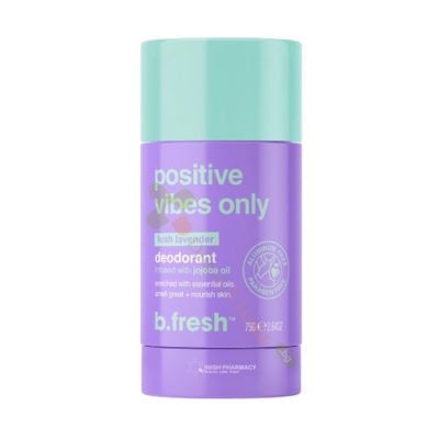 ДЕО СТИК ЛАВАНДУЛА И ЖОЖОБА 50 г / B.FRESH POSITIVE VIBES ONLY DEODORANT FLUSH LAVENDER