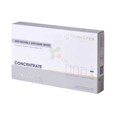 ДЕРМЕДЕН TXA КОНЦЕНТРАТ СРЕЩУ ТЪМНИ ПЕТНА 10 мл 3 броя / DERMEDEN ANTI-SPOT CONCENTRATE TXA 10 ml