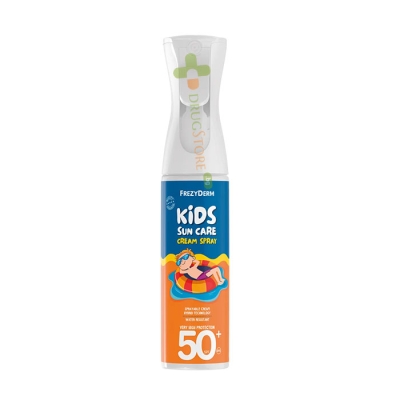 ДЕТСКИ СЛЪНЦЕЗАЩИТЕН КРЕМ СПРЕЙ ЗА ЛИЦЕ И ТЯЛО SPF50+ 275 мл / FREZYDERM KIDS SUN CARE CREAM SPRAY SPF50+ 