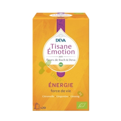 ДЕВА БИЛКОВ ЧАЙ ЕНЕРГИЯ филтър 20 броя / DEVA HERBAL TEA ENERGY filter 