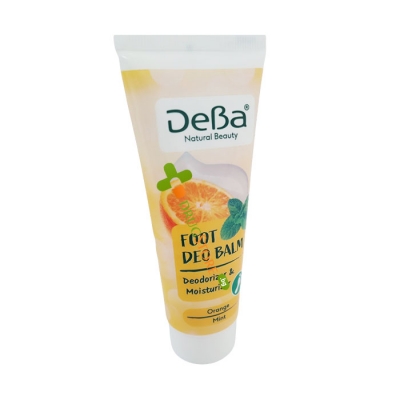 ДЕВА NATURAL BEAUTY БАЛСАМ ЗА КРАКА ПОРТОКАЛ И МЕНТА 75 мл / RUBELLA DEVA NATURAL BEAUTY ORANGE AND MINT FOOT DEO BALM