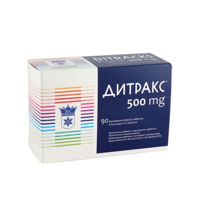 ДИТРАКС таблетки 500 мг 90 броя / REX PHARMACEUTICALS DITRACKS