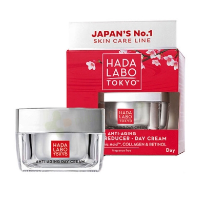 ДНЕВЕН КРЕМ ПРОТИВ БРЪЧКИ 50 мл / HADA LABO TOKYO ANTI - AGING WRINKLE REDUCER CREAM 