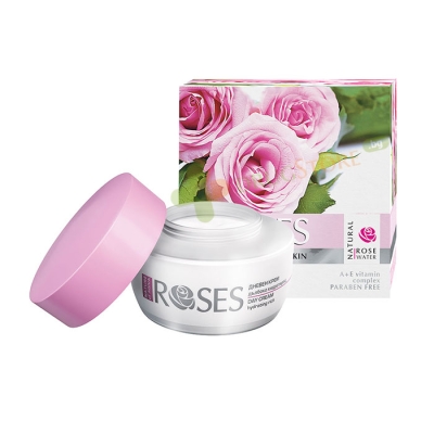 ДНЕВЕН КРЕМ ROSES ДЪЛБОКО ХИДРАТИРАЩ ЗА СУХА КОЖА 50 мл / NATURE OF AGIVA ROSES HYDRATING RICH DAY CREAM FOR DRY SKIN 