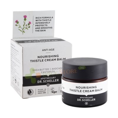 ДР. ШЕЛЕР ПОДХРАНВАЩ КРЕМ-БАЛСАМ С МАГАРЕШКИ ТРЪН 50 мл / APOTHECARY DR. SCHELLER NOURISHING THISTLE CREAM BALM 