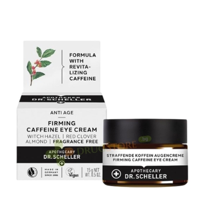ДР. ШЕЛЕР СТЯГАЩ ОКОЛООЧЕН КРЕМ С КОФЕИН 15 мл / APOTHECARY DR. SCHELLER CAFFEINE EYE CREAM 