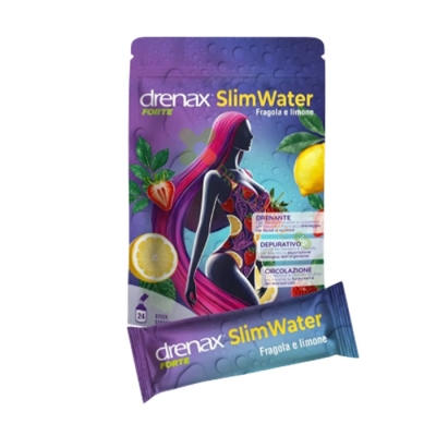 ДРЕНАКС ФОРТЕ СЛИМ УОТЪР ЯГОДА И ЛИМОН саше 24 броя / PALADIN PHARMA DRENAX FORTE SLIM WATER STRAWBERRY AND LEMON sachet 