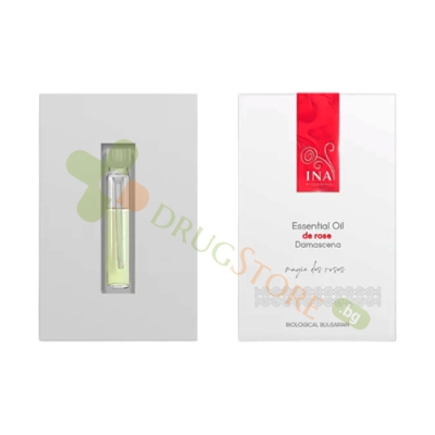 ЕТЕРИЧНО БИО СЕРТИФИЦИРАНО МАСЛО ОТ РОЗА ДАМАСЦЕНА 1 мл / INA ESSENTIALS ROSA DAMASCENA ESSENTIAL OIL