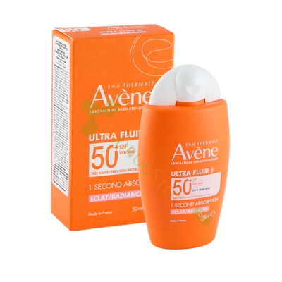 АВЕН СЛЪНЦЕЗАЩИТЕН ОЗАРЯВАЩ УЛТРА ФЛУИД ЗА ЛИЦЕ SPF50+ 50 мл / AVENE TINTED ULTRA FLUID SENSITIVE SKIN SPF50+