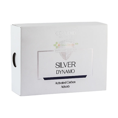 САПУН С АКТИВЕН ВЪГЛЕН И КОЛОИДНО СРЕБРО 80 г / COLLOID SILVER DINAMO ACTIVATED CARBON SOAP