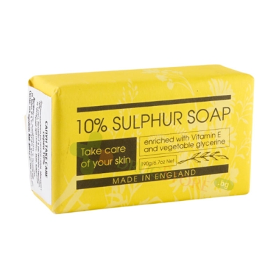 САПУН СЪС СЯРА 190 г / ENGLISH SOAP COMPANY 10% SULPHUR SOAP